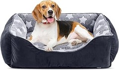¿Cuánto debo gastar en una cama para perro mediano?