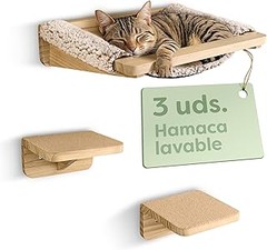 Comparativa de las mejores hamacas de pared para gatos por tamaño y raza
