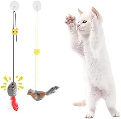 ¿Qué opinan los usuarios sobre los juguetes colgantes para gatos?