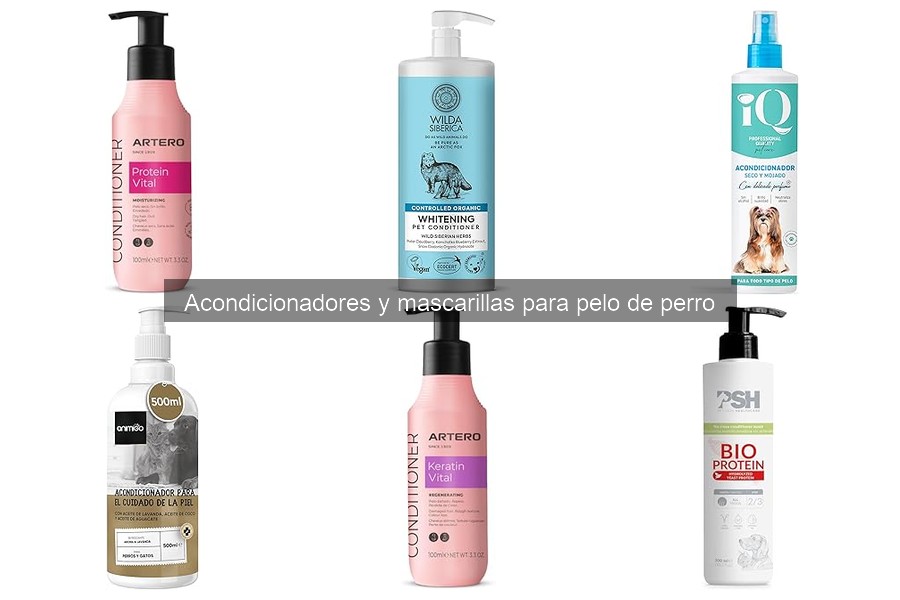 Acondicionadores y mascarillas para el pelo de perro: ¿Qué son?