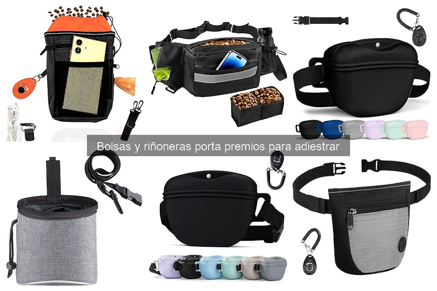 Adaptaciones de riñoneras porta premios para cada raza de perro