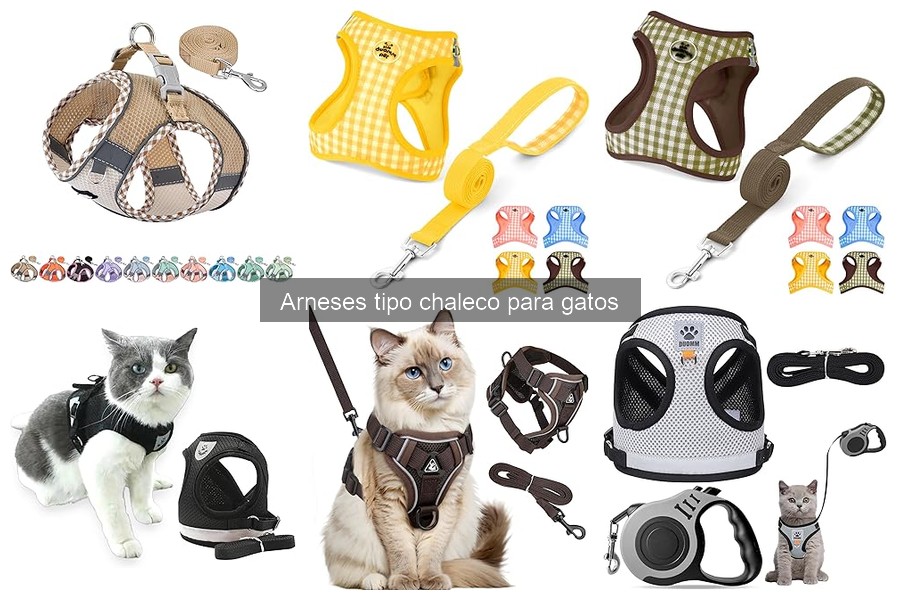 Alternativas a arneses tipo chaleco para gatos: descubre opciones