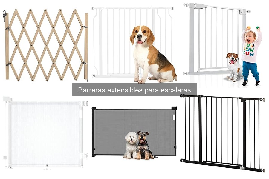 Alternativas a barreras extensibles para escaleras