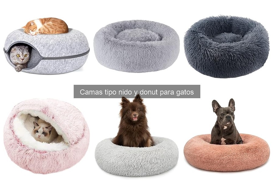 Alternativas a camas tipo nido y donut para gatos