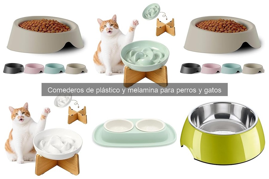 ** Alternativas a comederos de plástico y melamina para mascotas