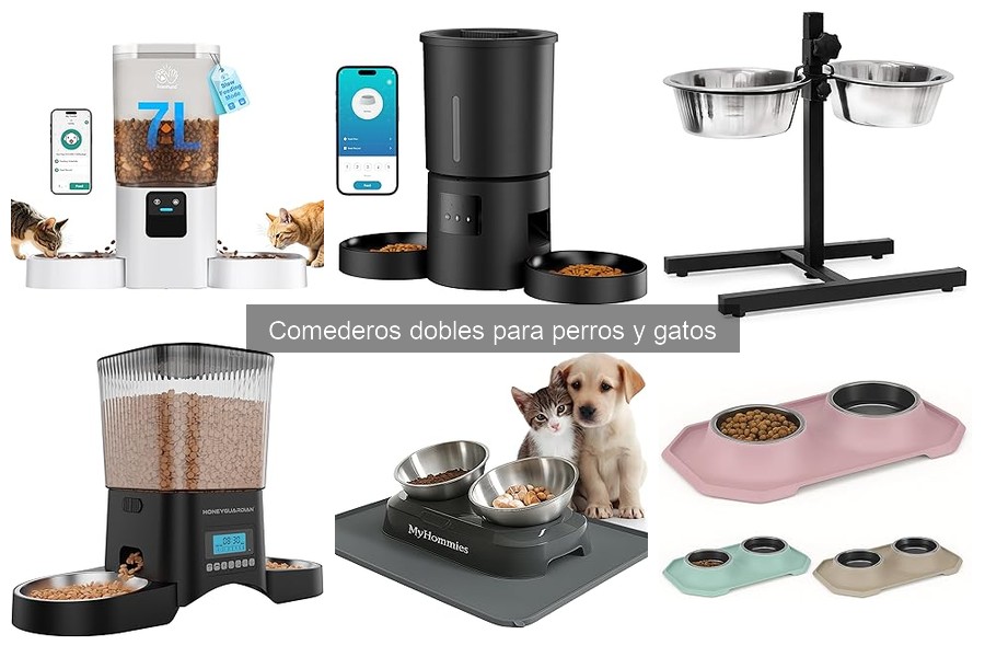 Alternativas a Comederos Dobles para Perros y Gatos