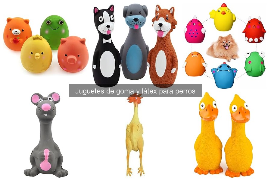 Alternativas a juguetes de goma y látex para perros alérgicos