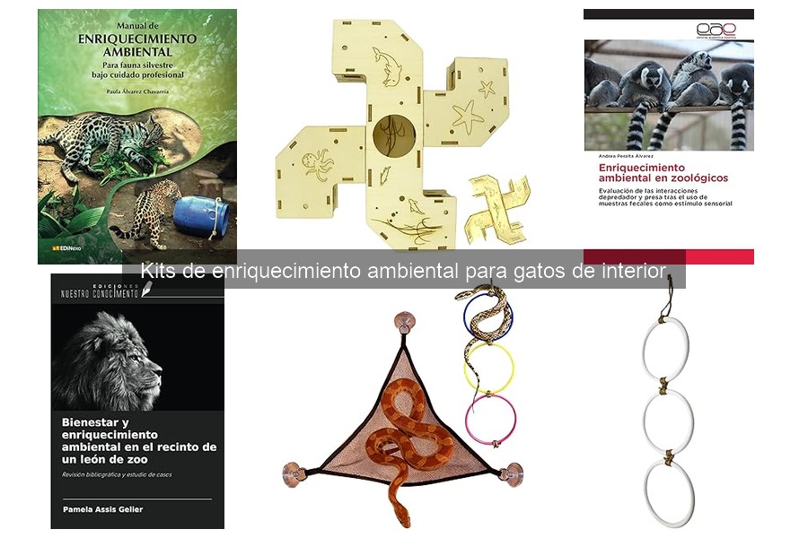 Alternativas a kits de enriquecimiento ambiental para gatos