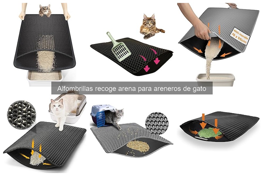 Alternativas a las alfombrillas recoge arena para gatos