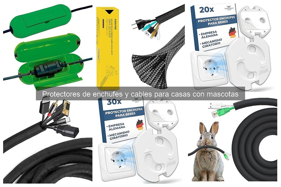 Alternativas a protectores de enchufes y cables para mascotas