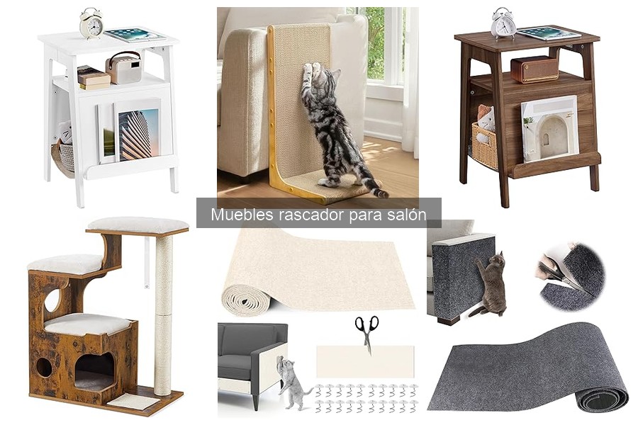 Alternativas creativas a los muebles rascadores para salones