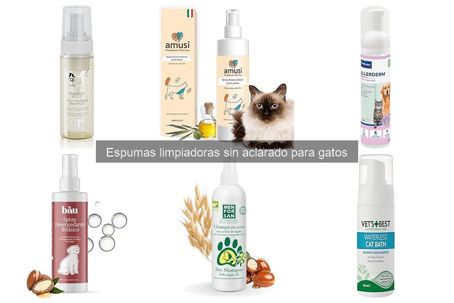 Alternativas Efectivas a la Espuma Limpiadora para Gatos