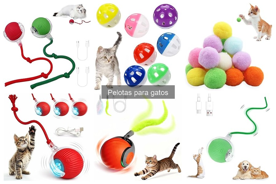 Beneficios de jugar con pelotas para gatos