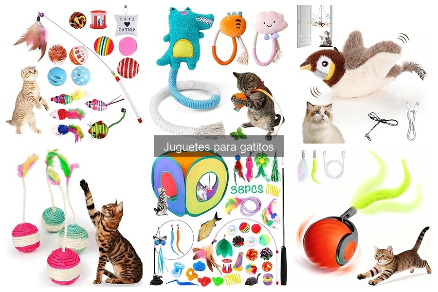 Beneficios de los Juguetes para el Desarrollo de Gatitos