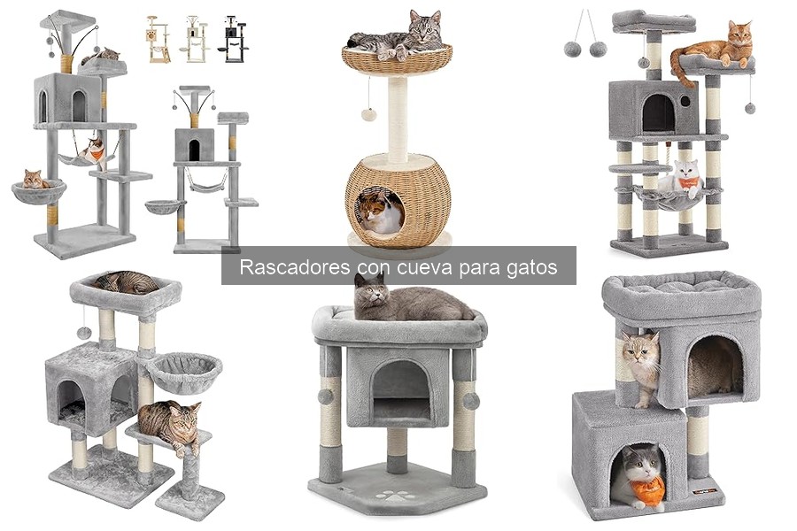 Beneficios de los rascadores con cueva para gatos