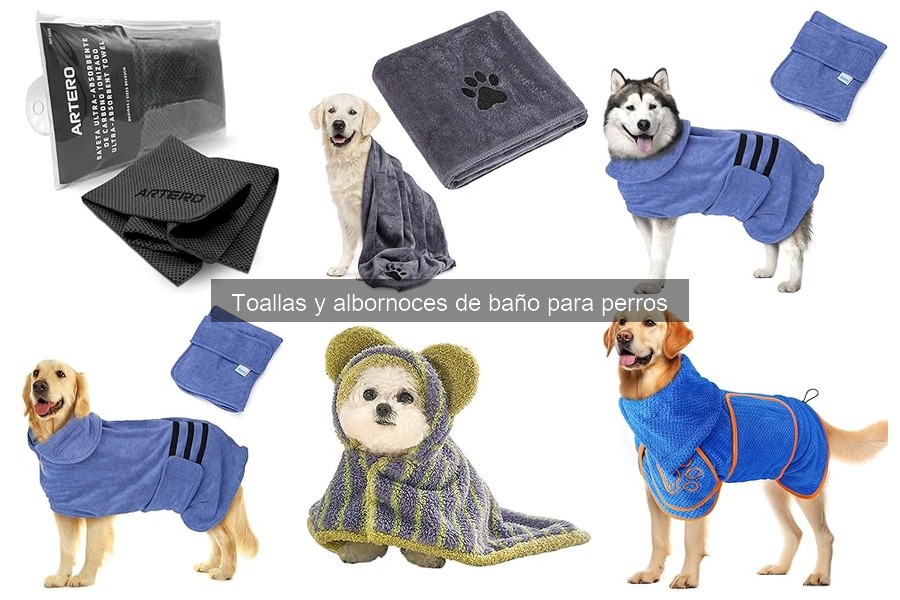 ** Beneficios de Toallas y Albornoces para el Baño de Perros