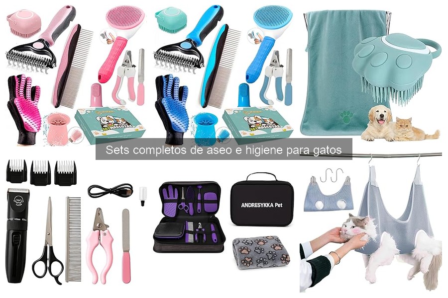 Beneficios de usar un set de aseo para gatos completo