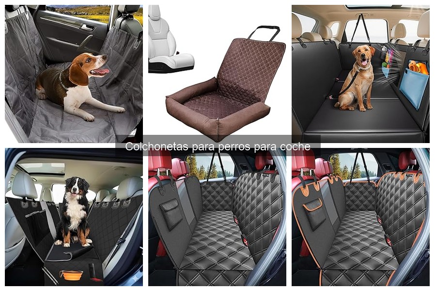Colchonetas para perros en coche: materiales y seguridad