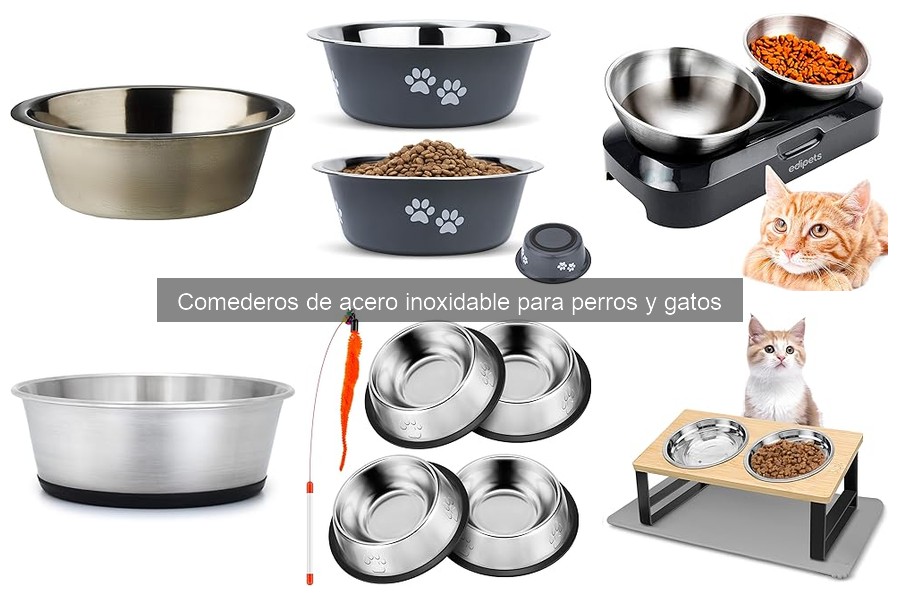 Comederos de acero inoxidable vs plásticos: ¿cuál elegir?