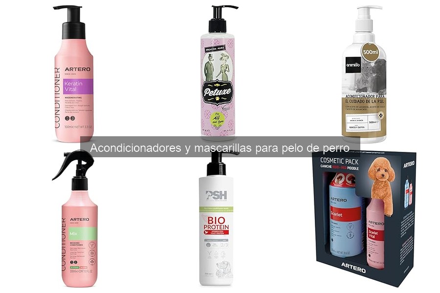 Cómo aplicar acondicionador y mascarilla en el pelo de tu perro