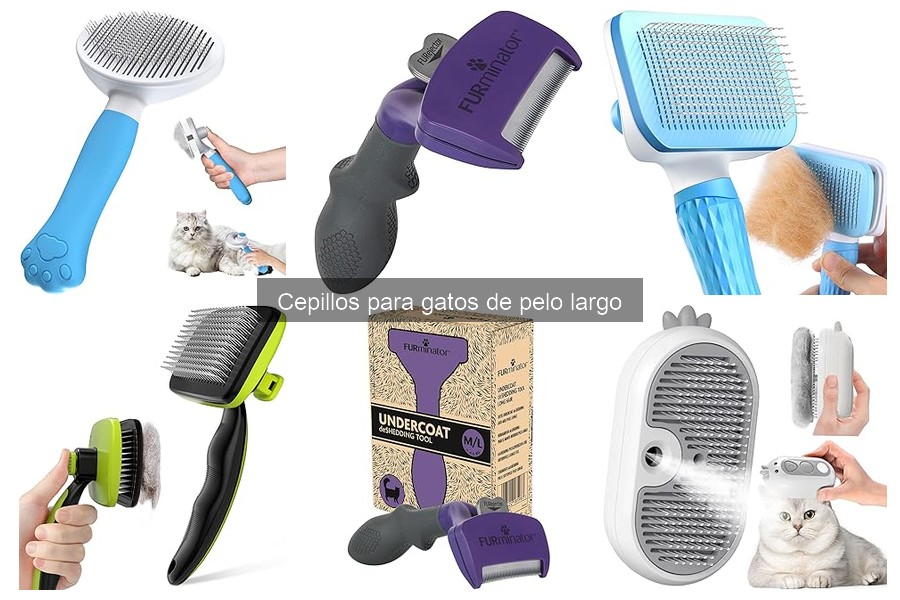 Cómo cuidar y mantener cepillos para gatos de pelo largo