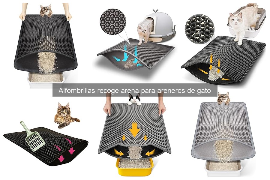 Cómo elegir la mejor alfombrilla recoge arena para gatos