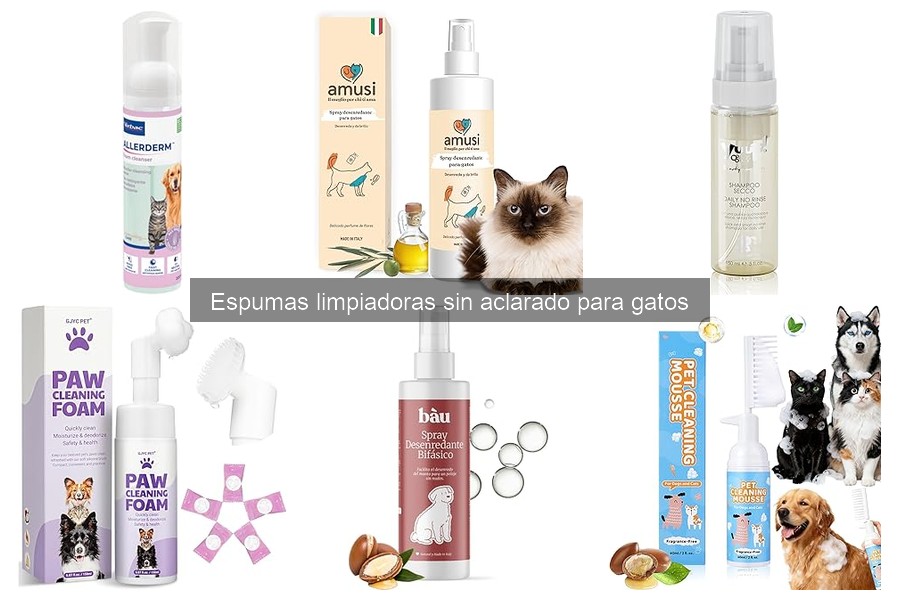 Cómo elegir la mejor espuma limpiadora para gatos