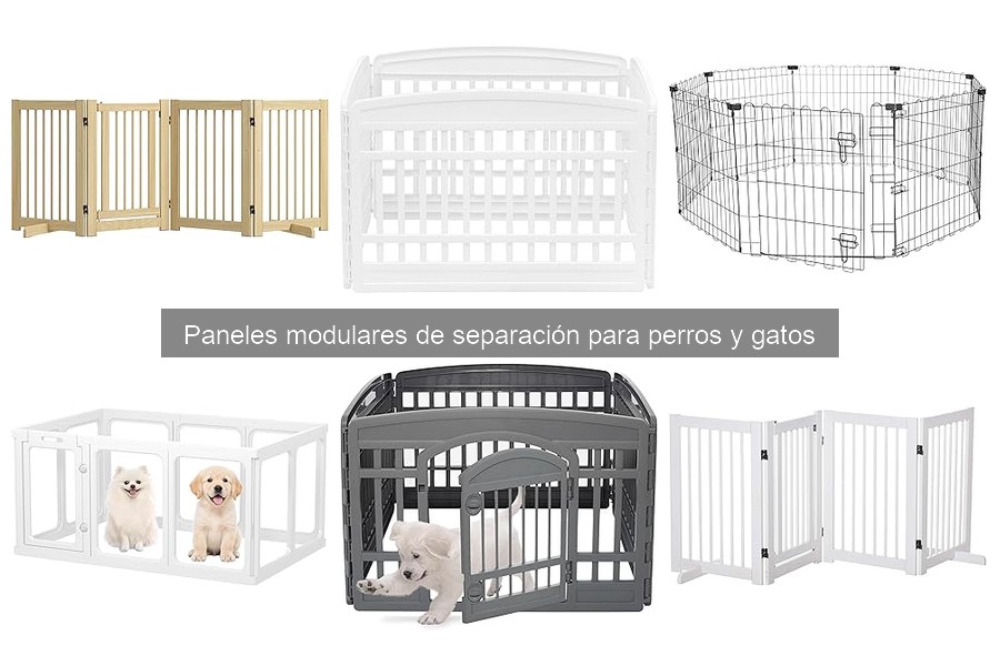 Como instalar paneles modulares de separación para perros y gatos
