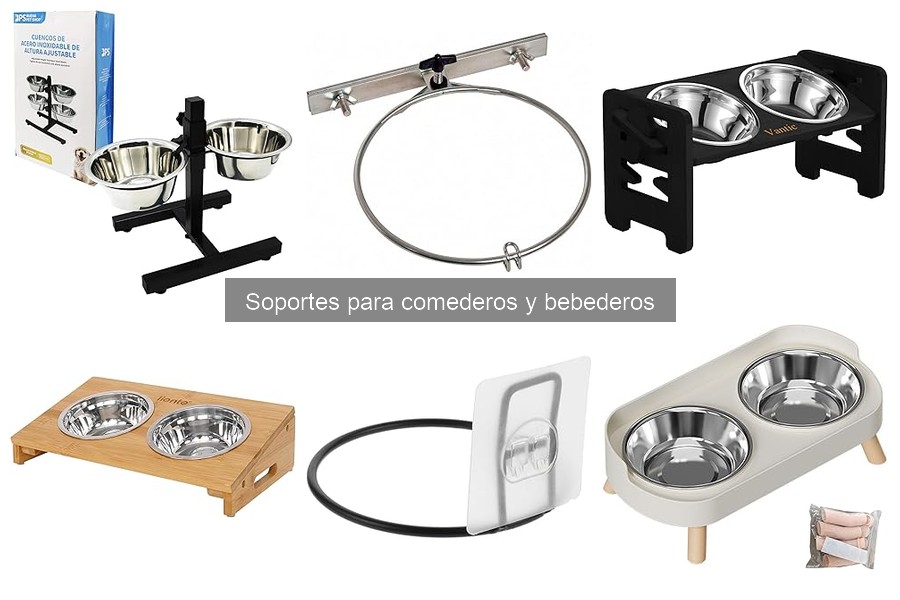 Cómo instalar soportes para comederos y bebederos