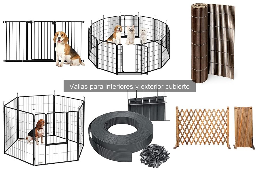 Cómo instalar una valla para interiores y exteriores cubiertos