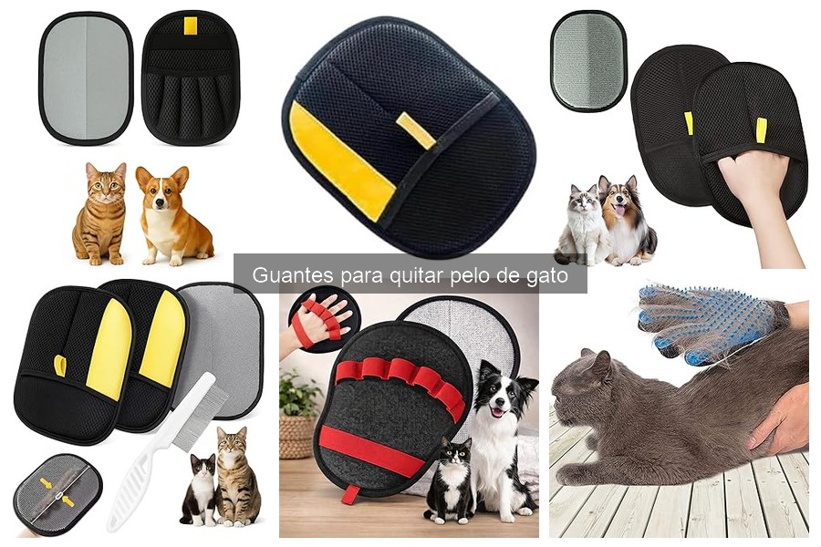 Cómo limpiar y mantener guantes para quitar pelo de gato