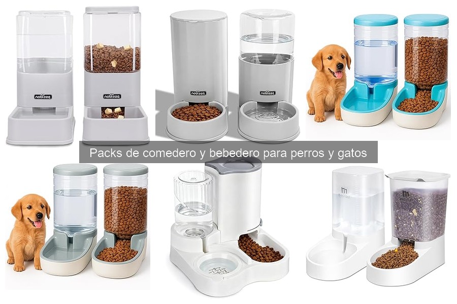 Cómo limpiar y mantener packs de comedero y bebedero