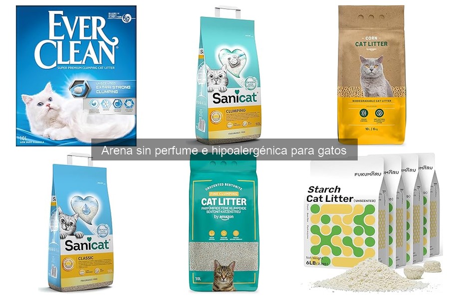 Cómo usar arena sin perfume e hipoalergénica para gatos
