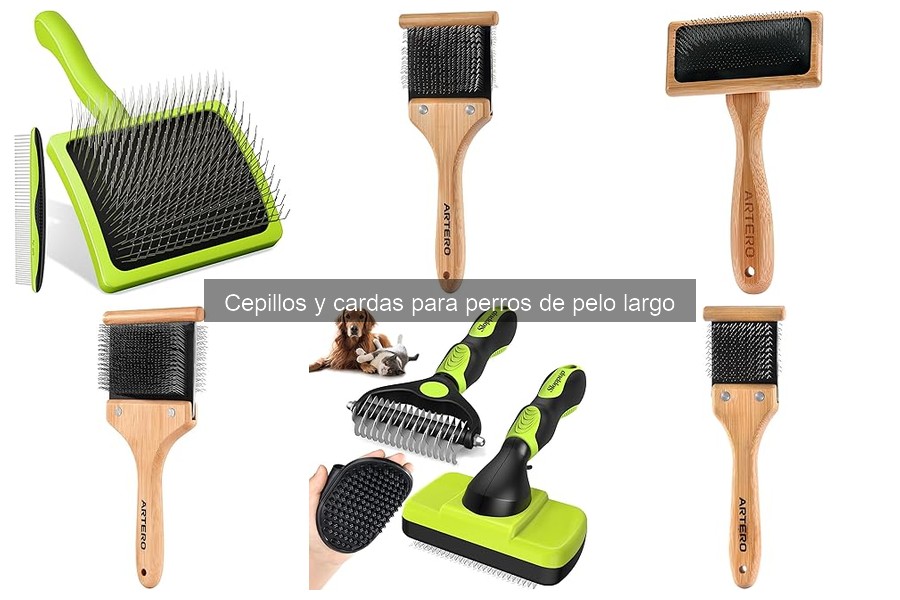 Cómo usar cepillos para perros de pelo largo correctamente