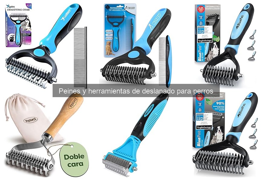 Cómo usar peines y herramientas de deslanado para perros