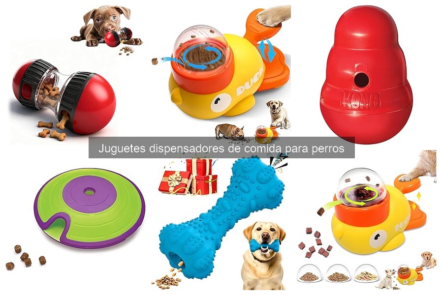 Cómo utilizar un juguete dispensador de comida para perros
