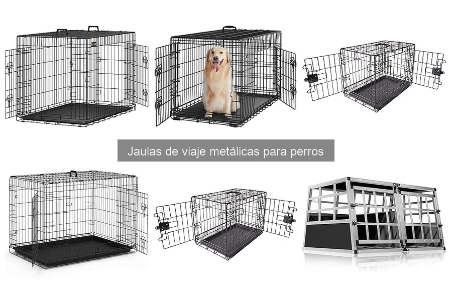 Cómo viajar con tu perro en una jaula metálica