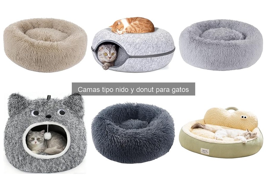 Comparativa: Camas nido vs. camas donut para gatos