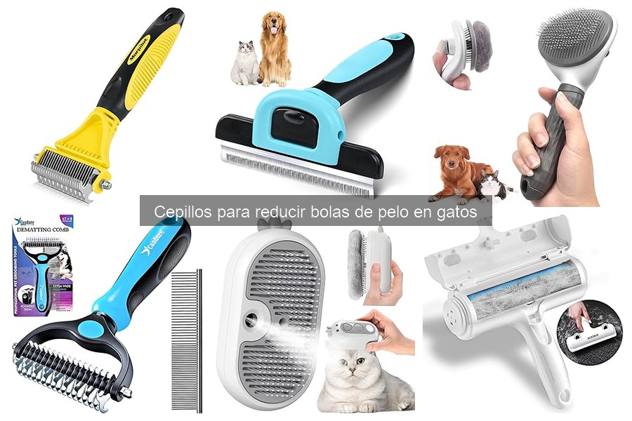 Comparativa: Cepillos deslanadores vs. cepillos de goma para gatos