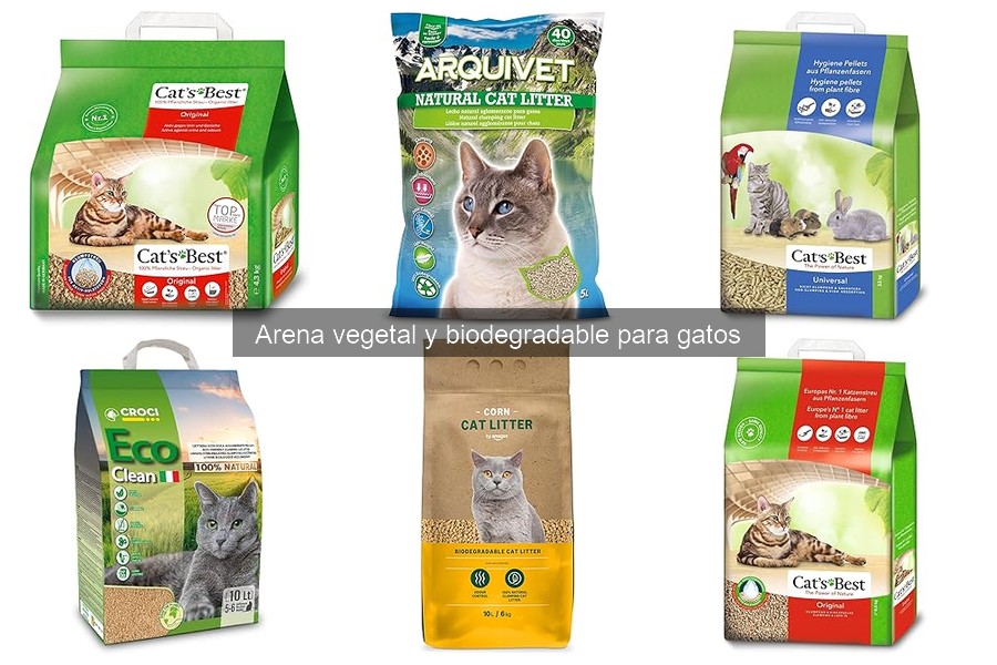 Comparativa de arenas biodegradables para gatos: mejores marcas