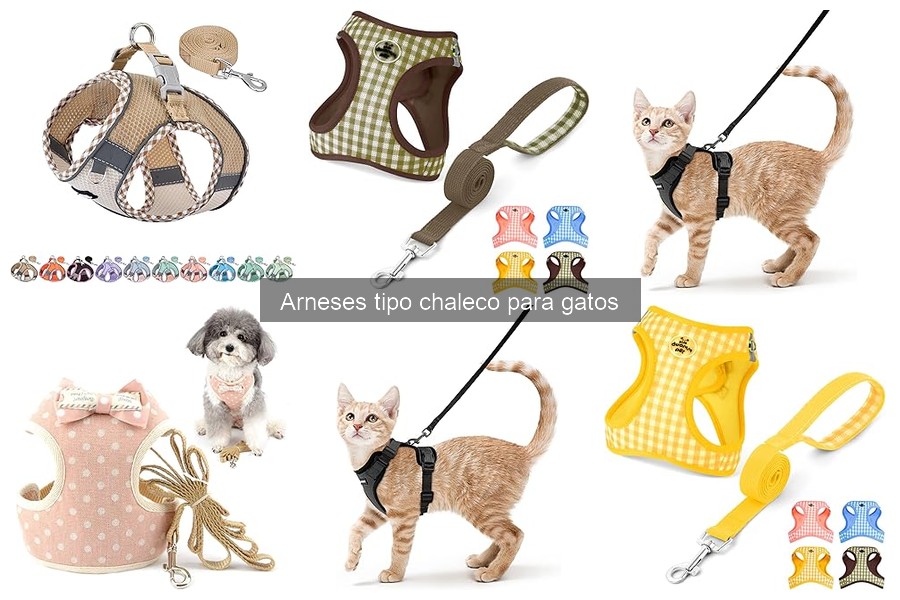 Comparativa de arneses tipo chaleco para gatos: marcas y precios