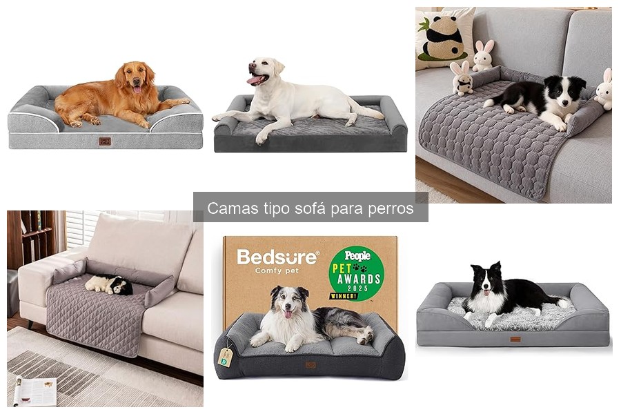 ** Comparativa de Camas Tipo Sofá para Perros: Gimars vs KSIIA vs Bedsure