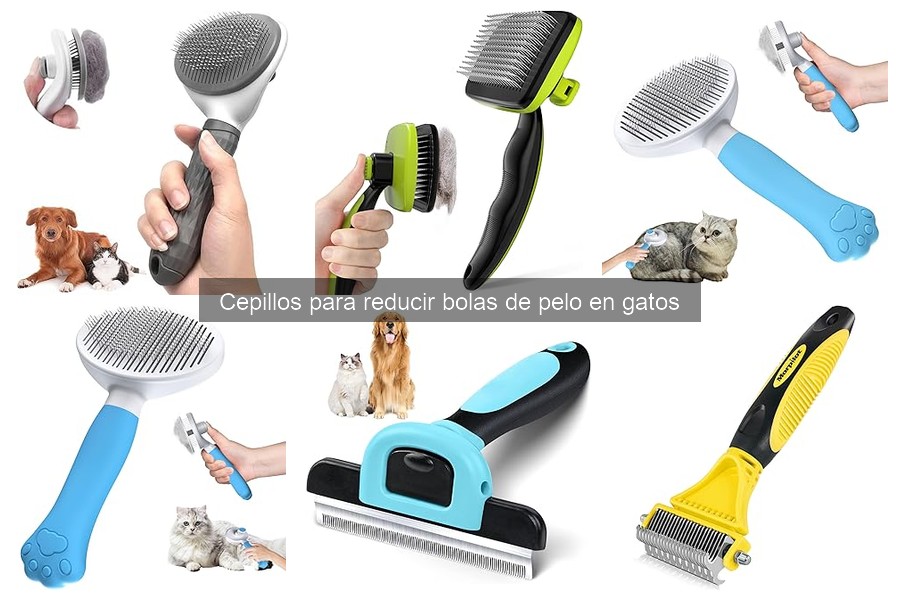 Comparativa de cepillos para reducir bolas de pelo en gatos