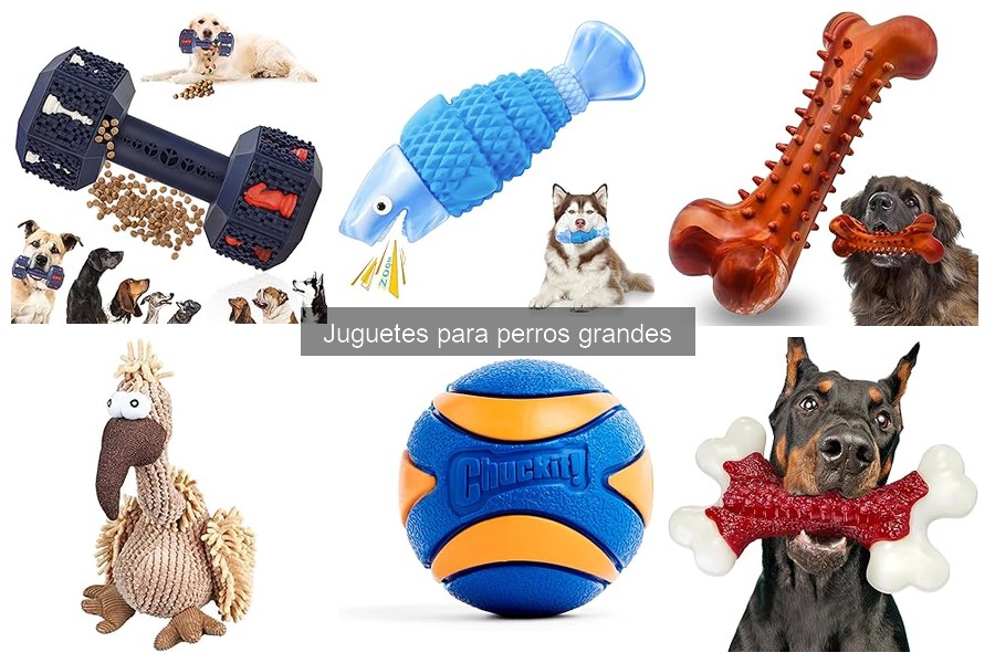 Comparativa de Juguetes para Perros Grandes: Mejores Opciones