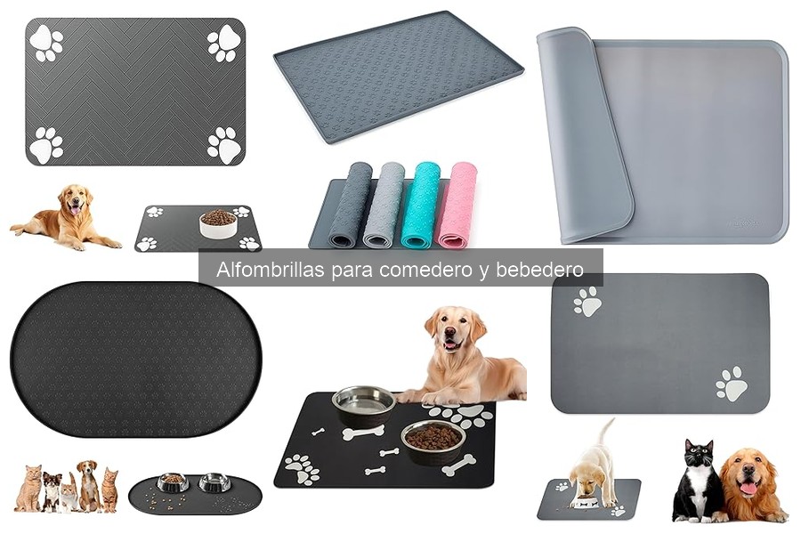 Comparativa de las Mejores Alfombrillas para Comedero y Bebedero