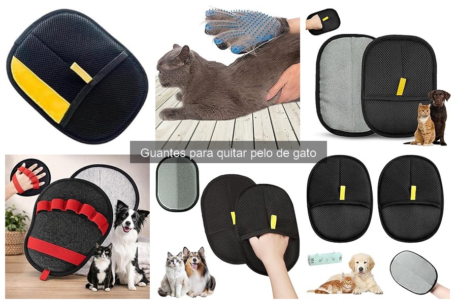 Comparativa de los mejores guantes para quitar pelo de gato