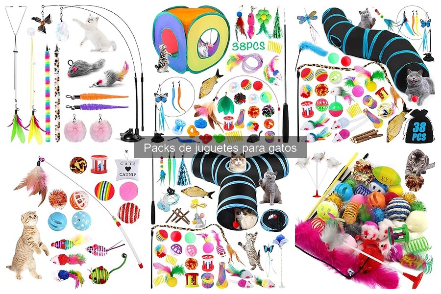 Comparativa de mejores packs de juguetes para gatos