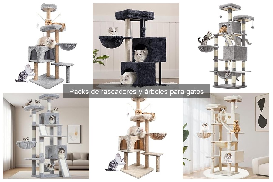 Comparativa de Rascadores para Gatos: HOMIDEC vs FEANDREA vs Taoqimiao