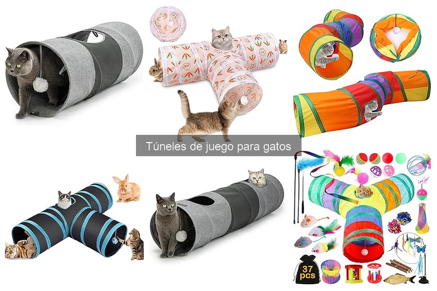 Comparativa de túneles de juego para gatos: Mejores opciones