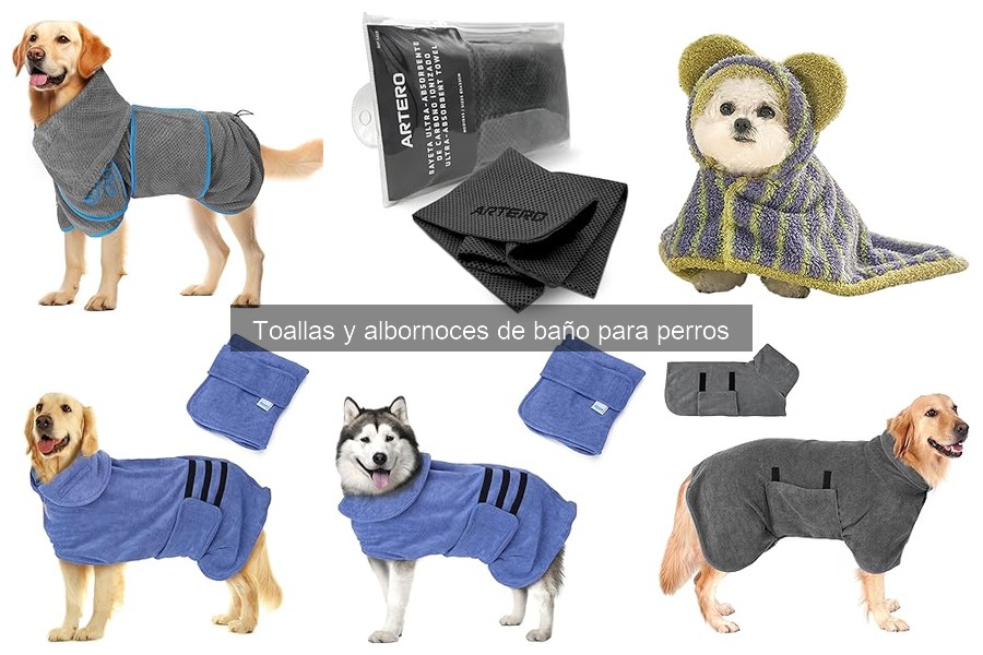 Cuidados y lavado de toallas y albornoces para perros